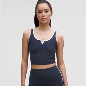 Lululemon Align Notched-Neck Tank Top Club Blue Size 6 NWOT